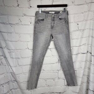 PacSun Men's 30x32 Comfort Stretch Gray Stacked Skinny Jeans‎ Casual Streetwear